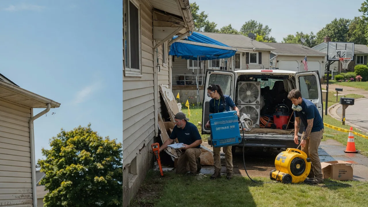 Ceiling Leak Cleanup in Sunburg, MN near me