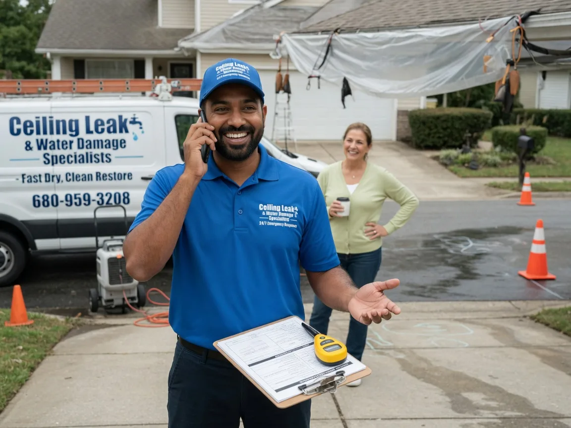 Ceiling Leak Cleanup Sunburg, MN FAQs